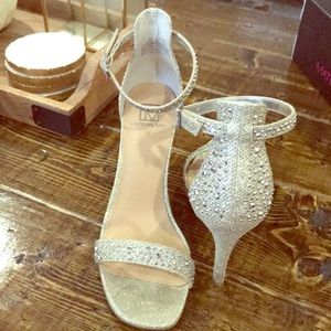 Silver/Gold Sequenced Heels